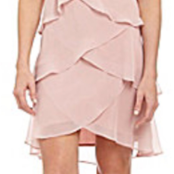 S.L. Fashions Gray Tulip Tiered Dress - Picture 13 of 13